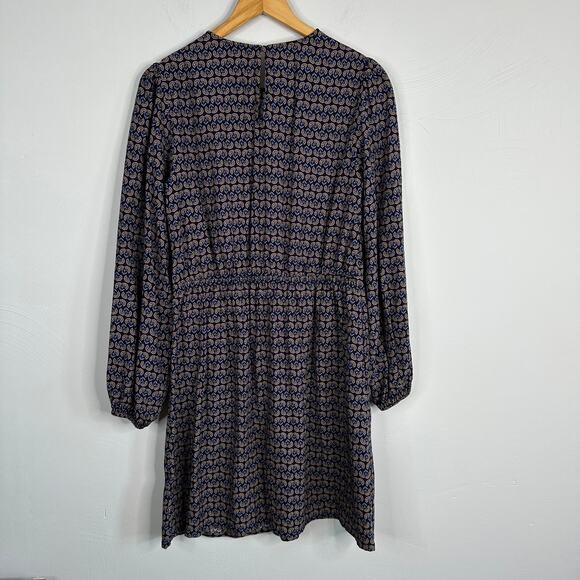 Boden Crew Neck Navy Dandelion Pop Mini Dress - Picture 12 of 12